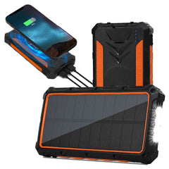 باور بانك شمسي 36000mAh مع كشاف LED Solar Power Bank