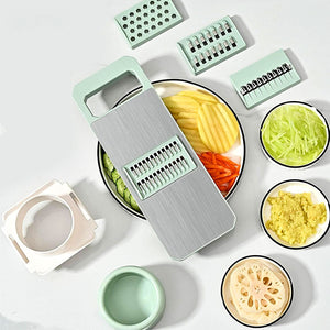 قطاعة ومبشرة ستانلس مع قطعة أمان Stainless Steel Slicer And Grater