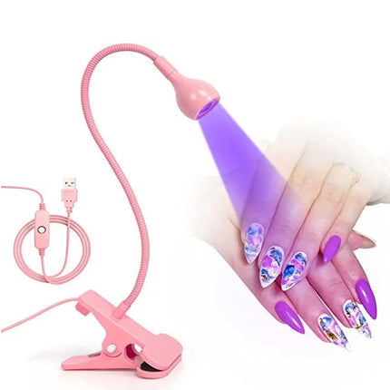 اضاءة فوق بنفسجية لتجفيف الاظافرClip On UV Lamp