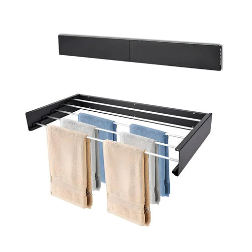 منشر غسيل معلق قياس 80 سم Foldable Wall-Mounted Drying Rack -  