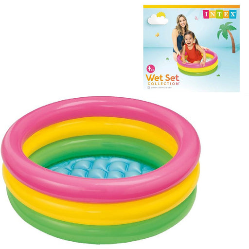 مسبح أطفال 61x22 ملون Intex Sunset Baby Pool  مستلزمات أطفال