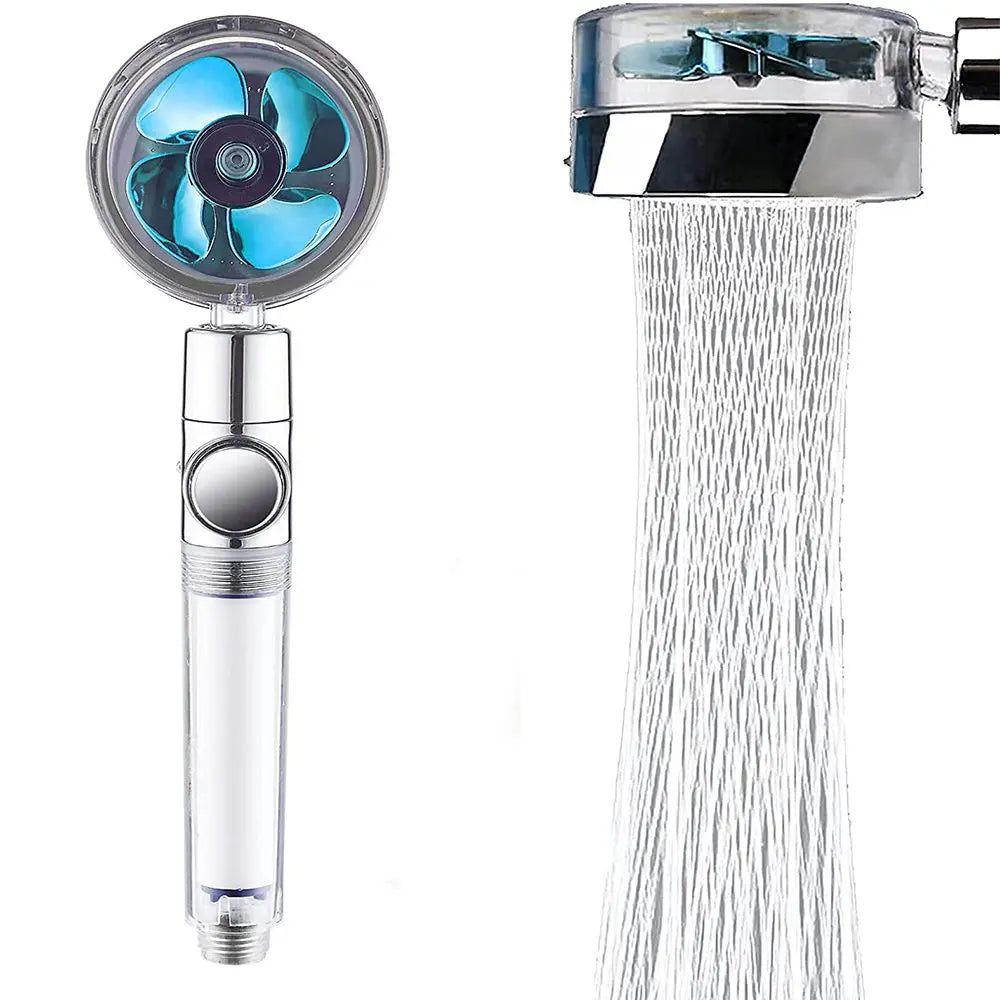 دش مع مروحة مع فلتر معالج للشعر والبشرة Shower With Fan And Filter For Hair And Skin Treatment 