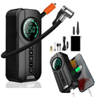 منفاخ للإطارات وباور بانك ببطارية 10400A Tire Inflator Power Bank