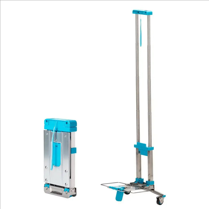 عربة للنقل قابلة للطي ستانليس ستيل Mini Portable Stainless Steel Hand Pull Cart  أدوات منزلية