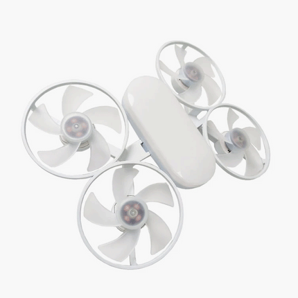 مروحة رباعية ومصباح بإضاءة LED مع جهاز تحكم عن بعد Quadruple Fan And LED Light