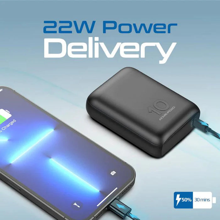 PROMATE Acme-PD20 Ultra-Compact Power Bank with 20W Power Delivery & Quick Charge 3.0  Compact Power Bank