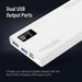 PROMATE Bolt-10Pro 10000mAh Compact Smart Charging Power Bank with Dual USB-A & USB-C Output  Compact Power Bank