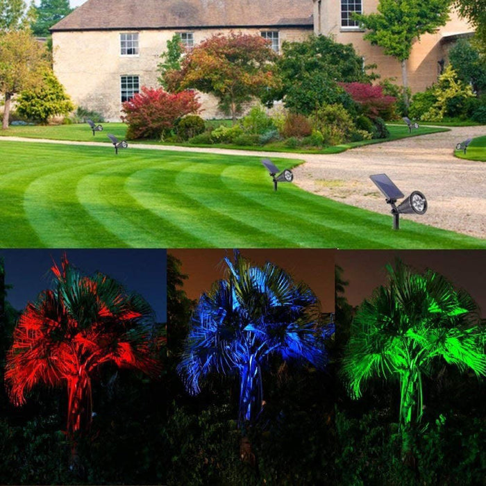 ضوء كشاف ليزر ملون SOLAR COLORFUL LED LAWN LAMP(ضوء)  مستلزمات إضاءة