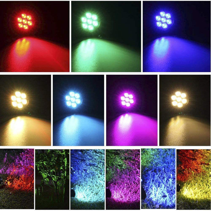 ضوء كشاف ليزر ملون SOLAR COLORFUL LED LAWN LAMP(ضوء)  مستلزمات إضاءة