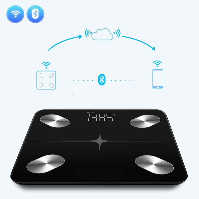 ميزان الجسم الذكي مزود ب تطبيق  الكترونيات