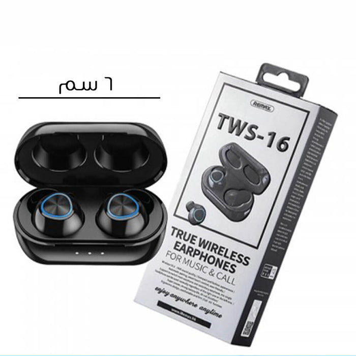 سماعات لاسلكية تعمل على البلوتوث Remax TWS-16 Bluetooth 5.0 True Wireless Earphones  إكسسوارات هاتف وكمبيوتر