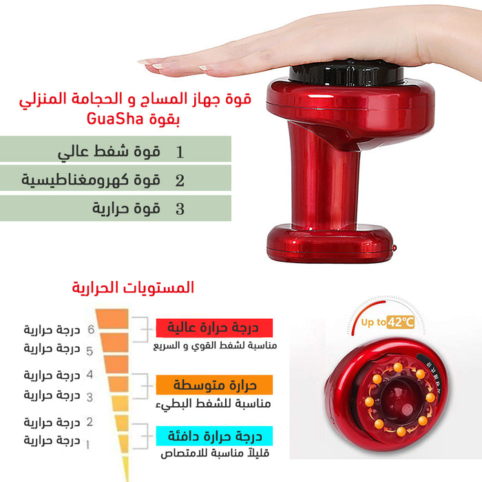 جهـــاز الحجامه الذكي والمساج لإسترخاء العضلات SHENGYUE  أدوات صحية