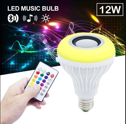 LED Music Bulb لمبة مع سماعة بلوتوث -  