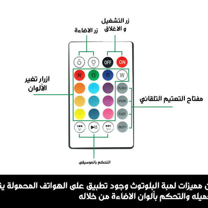 LED Music Bulb لمبة مع سماعة بلوتوث -  