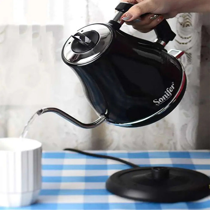 sonifer سخان ماء على شكل إبريق electric kettle golden mate of tea and coffe  أدوات المطبخ