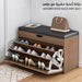 خزانة أحذية خشبية مع مقعد modern shoe rack with seat  أدوات منزلية