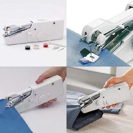 ماكنه خياطه يدويه تعمل على البطاريات Mini Handheld Sewing Machine 