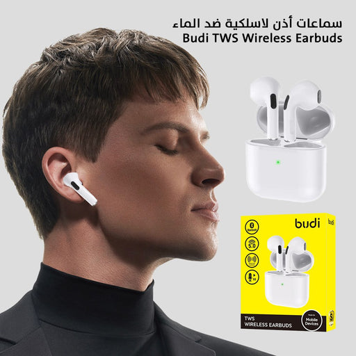 سماعات أذن لاسلكية ضد الماءBudi TWS Wireless Earbuds  الكترونيات