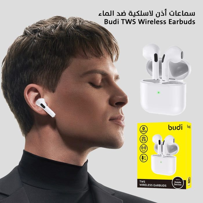 سماعات أذن لاسلكية ضد الماءBudi TWS Wireless Earbuds  الكترونيات