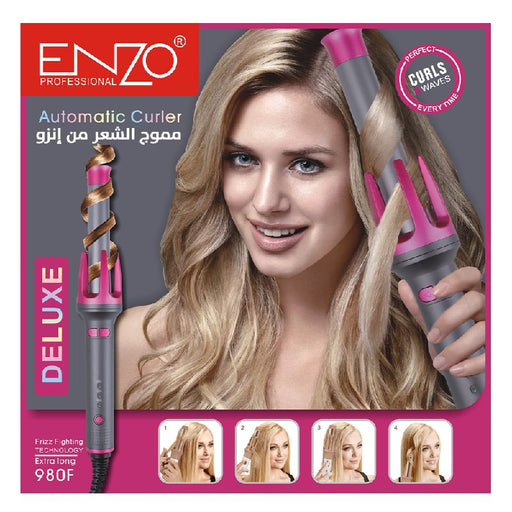 مموج الشعر الأتوماتيكي من إنزو Enzo Professional Automatic Curler  مستلزمات نسائية