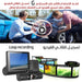 كاميرا سيارة أمامية وخلفية وداخليه 3×1 VIDEO CAR DVR FULL HD 1080P  مستلزمات واكسسوارات السيارة