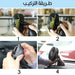 مروحة للسيارة تعمل بسلك Vehicle Fan Rotatable & Suction Cup Installation USB -  