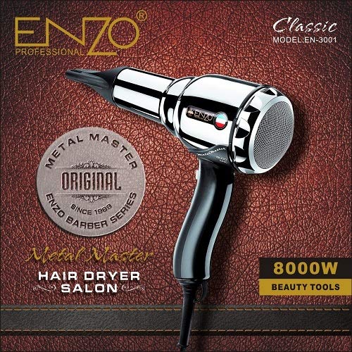 ENZO HAIR DRYER MODEL:EN-3001 سشوار انزو 8000 واط  أدوات منزلية