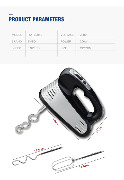 خلاط وخفاقة يدوية من إنزو Enzo MODEL:ITA-60052  أدوات المطبخ