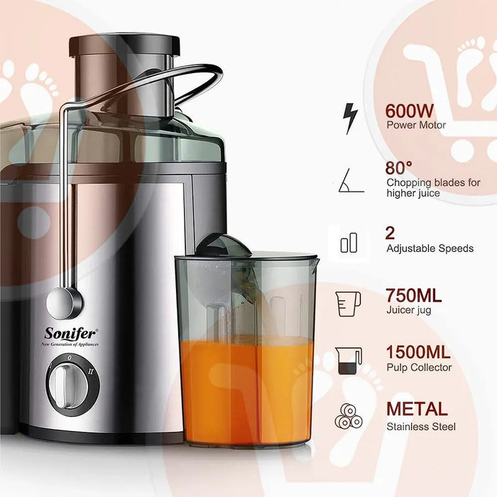 عصارة حمضيات للفواكه Sonifer Stainless Steel Electric Juice Machine -  