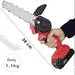 منشار لقص وتقليم الشجر يعمل بالبطارية V21 6inch Mini Electric Chainsaw -  