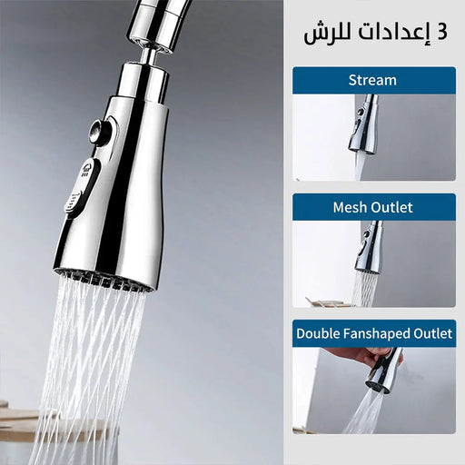 صنبور حنفية مطبخ قابل للدوران Faucet Sprayer Anti-splash -  