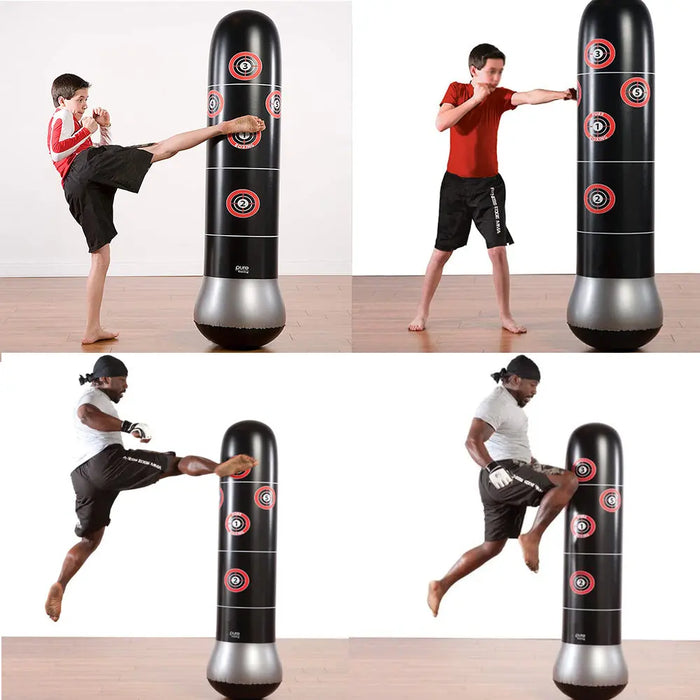 Inflatable Punching / Boxing Column Bag كيس / عمود ملاكمة قابل للنفخ -  مستلزمات رياضية