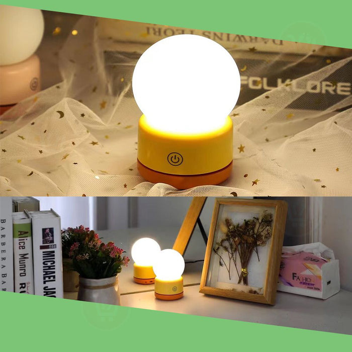 تيبل لامب صغير بـ(إضائتين) تعمل بالشحن Small table lamp with (two lights)  مستلزمات إضاءة