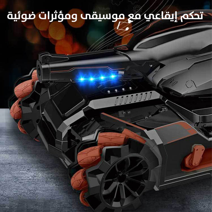 لعبة الدبابة المدرعة بإطلاق رصاص مائي Toy Armored Tank Induction Shooting Water Bomb Car Soft Bullet  مستلزمات أطفال