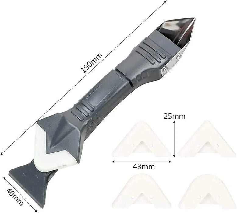 Silicone Trowel & Scraper زاوية إزالة وتثبيت السيليكون -  