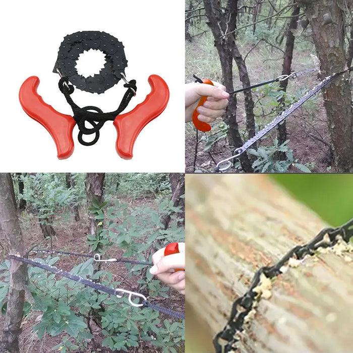 منشار يدوي بسلسلة لقص خشب الشجر Hand Chain Saw With Plastic Handles -  