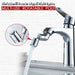 رأس حنفية قابل للدوران متعدد الاستخدام Rotatable Movable High Pressure Kitchen Faucet -  