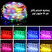 ضوء حبل ليد مع تطبيق وتغير اللون على الصوت 5 متر SMART FAIRY LIGHTS IC-RGB -  