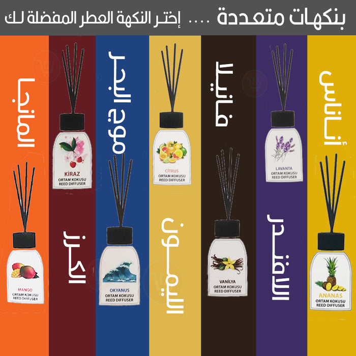 معطر منزلي ومكتبي تركي RVL Ortam kokusu reed diffuser  أدوات منزلية