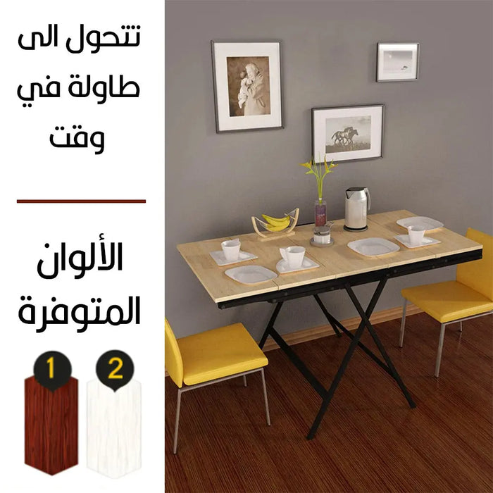 طاولة تتحول إلى أرفف 5 طبقات Table converts into 5 tiers shelves  أدوات منزلية