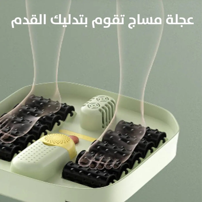 جهاز جاكوزي الأقدام مع مجموعة ادوات تنظيف القدم NO.EN-1002 FOOT SAP MASSAGER WITH FOOT CLEANING SET -  