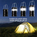 كشاف يعمل بالبطاريات بقاعدة مغناطيسية وكشاف علوي Led Camping Latern -  