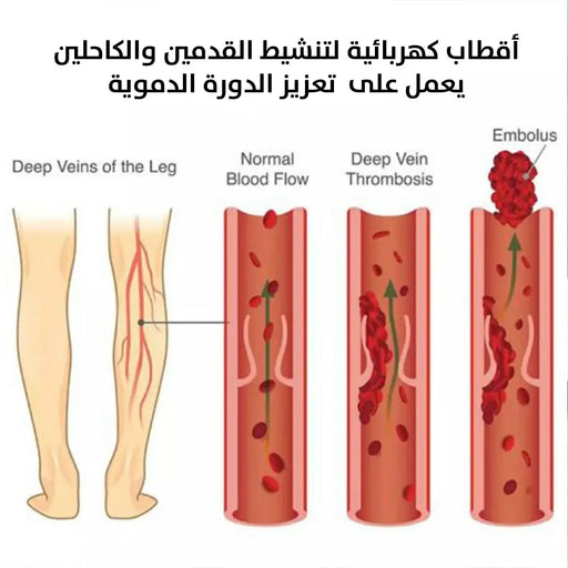 جهاز مساج وتدليك القدمين يعمل بالشحن EMS Foot Massager Electrical Muscle Stimulation -  