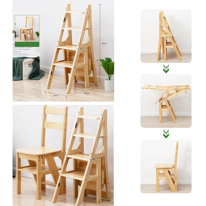 سلم يتحول الى كرسي A Ladder That Turns Into A Chair -  