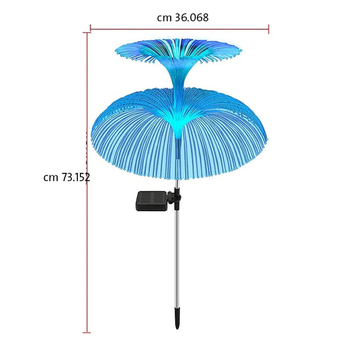 إضاءة طاقة شمسية للحدائق شكل سنبلة بعدة ألوان -  