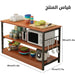 أرفف تخزين خشبية للمطبخ Storage Shelves For Kitchen 3 Tires -  