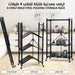 ارفف معدنية قابلة للطي 4 طبقات 4-Shelf Mild Steel Folding Storage Rack -  