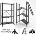 ارفف معدنية قابلة للطي 4 طبقات 4-Shelf Mild Steel Folding Storage Rack -  