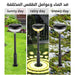 ضوء ملون لزينة الحدائق يعمل بالطاقة الشمسة garden solar light rgb color  مستلزمات إضاءة