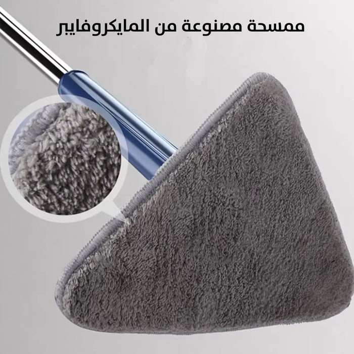 ممسحة تنظيف أرضيات وجدران مثلثة الشكل قابلة للعصر Triangular Twist Water Mop -  